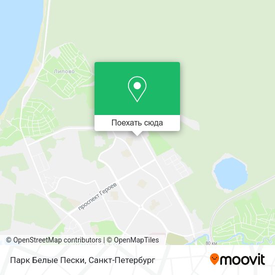 Карта Парк Белые Пески