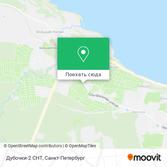 Карта Дубочки-2 СНТ