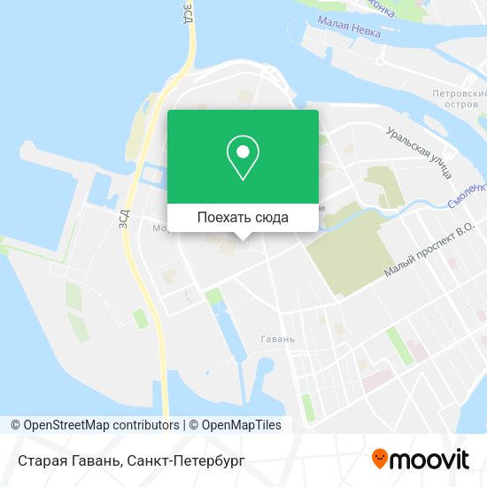 Карта Старая Гавань