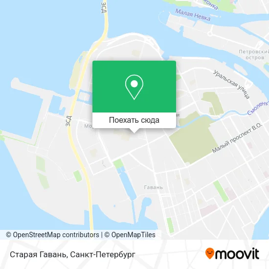 Карта Старая Гавань
