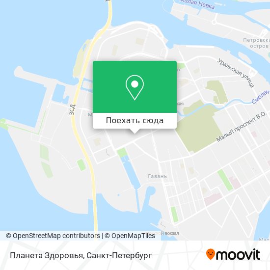 Карта Планета Здоровья