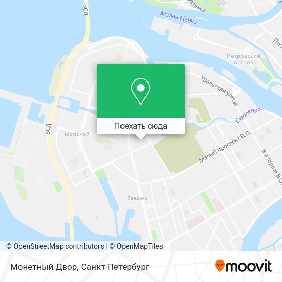 Карта Монетный Двор