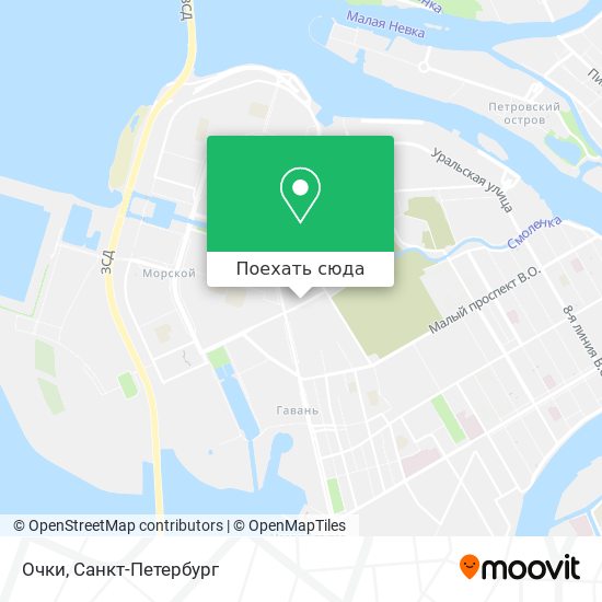 Карта Очки