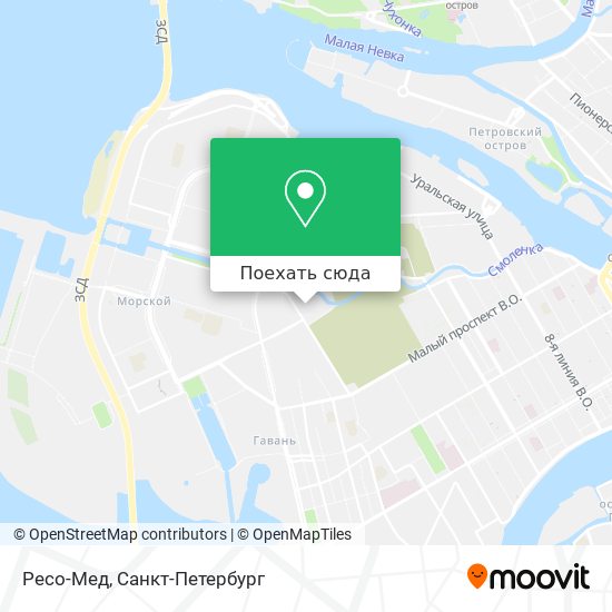 Карта Ресо-Мед
