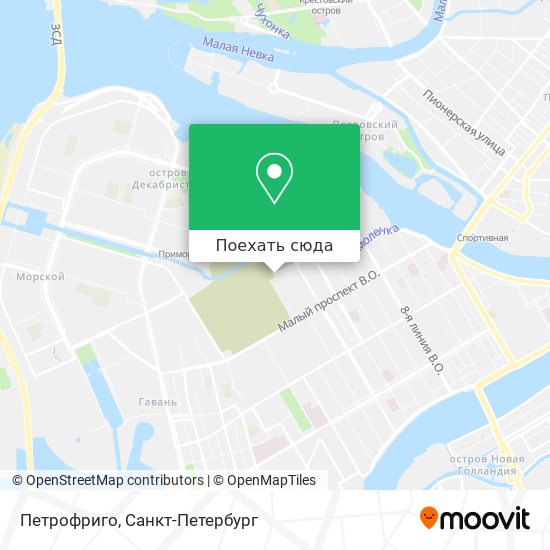 Карта Петрофриго