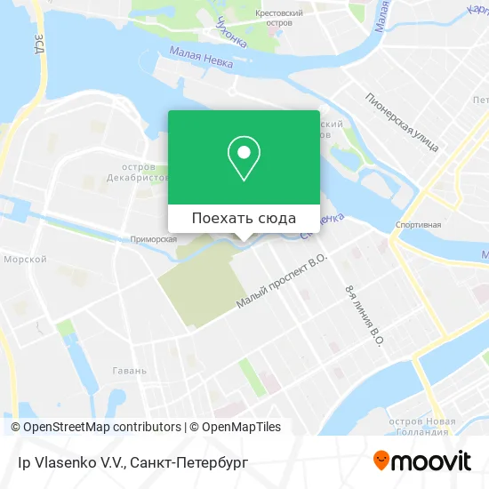 Карта Ip Vlasenko V.V.