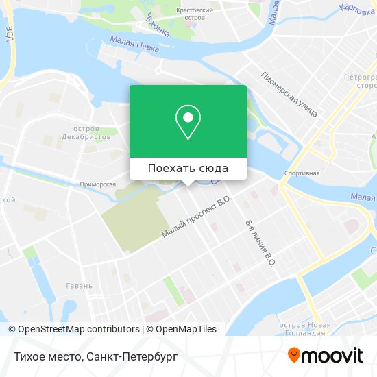 Карта Тихое место