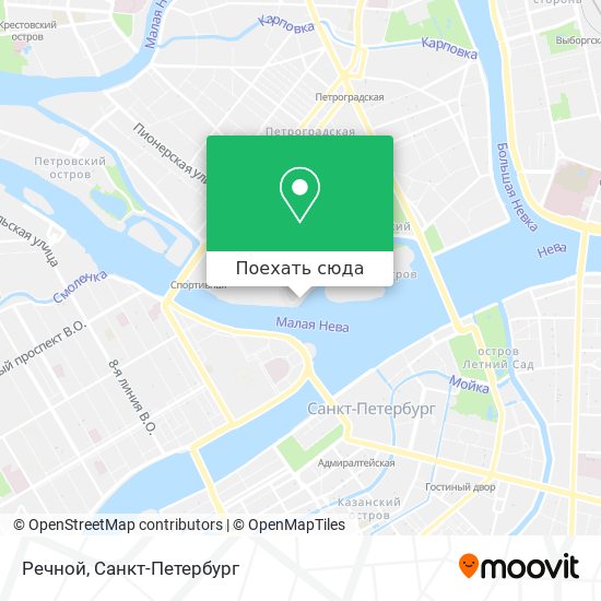 Карта Речной