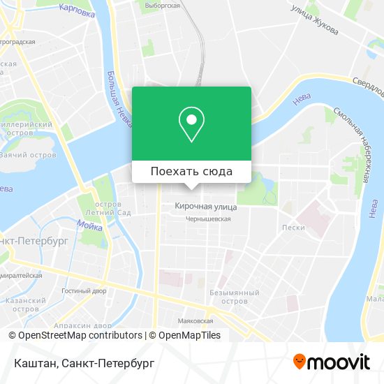 Карта Каштан