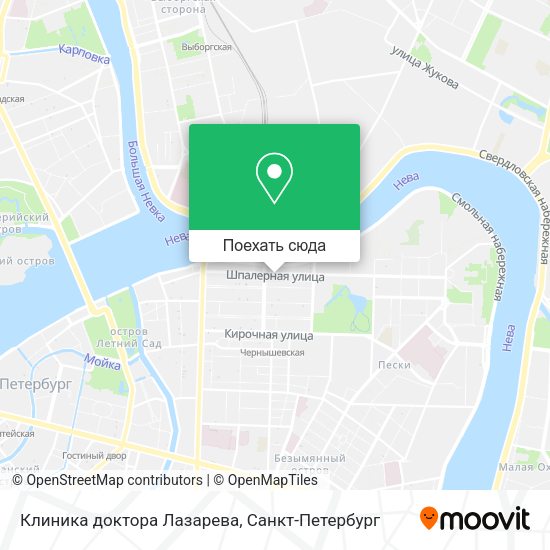 Карта Клиника доктора Лазарева