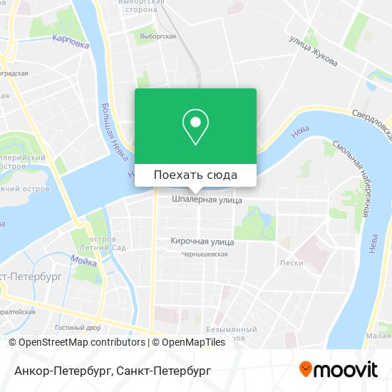 Карта Анкор-Петербург