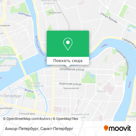 Карта Анкор-Петербург