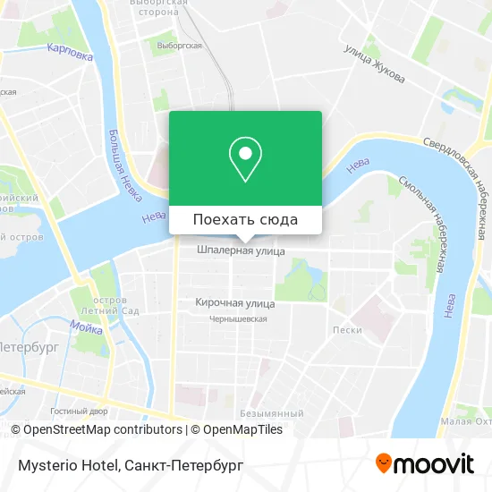 Карта Mysterio Hotel