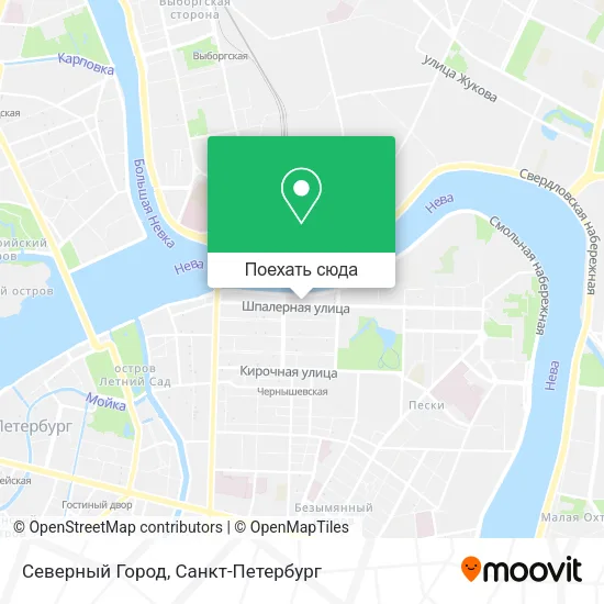 Карта Северный Город