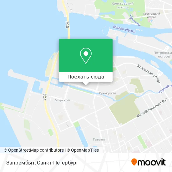 Карта Запрембыт