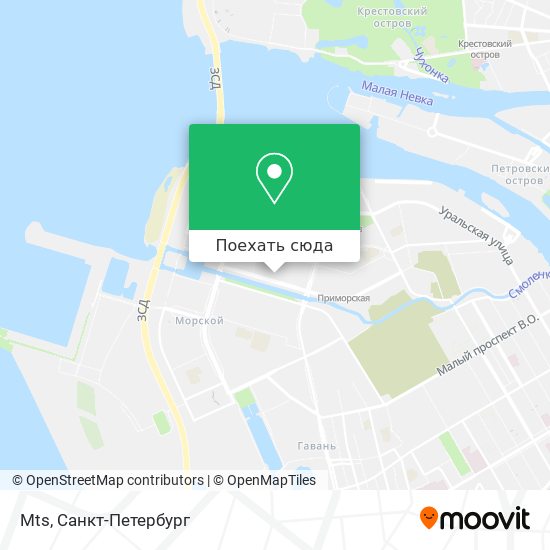 Карта Mts