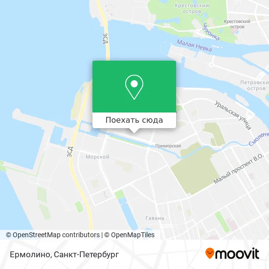 Карта Ермолино