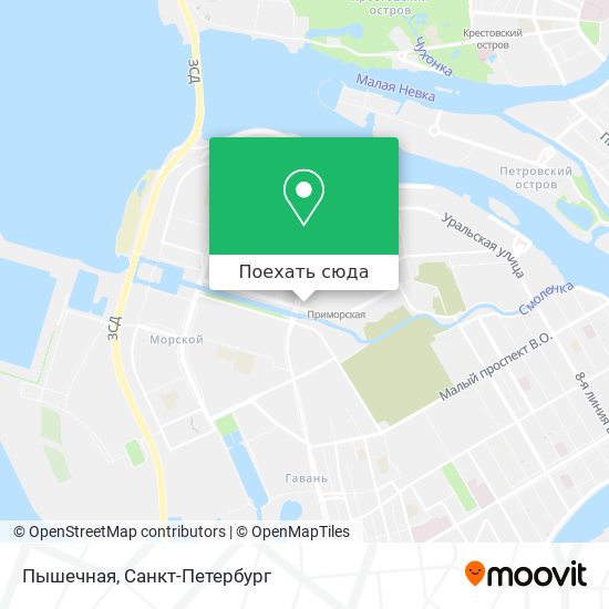 Карта Пышечная