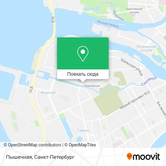 Карта Пышечная