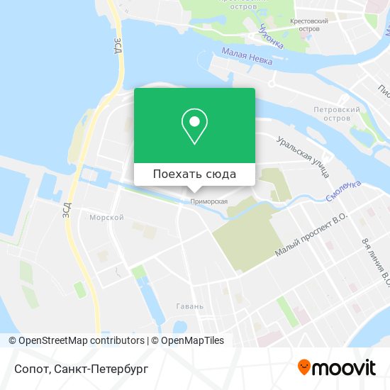 Карта Сопот