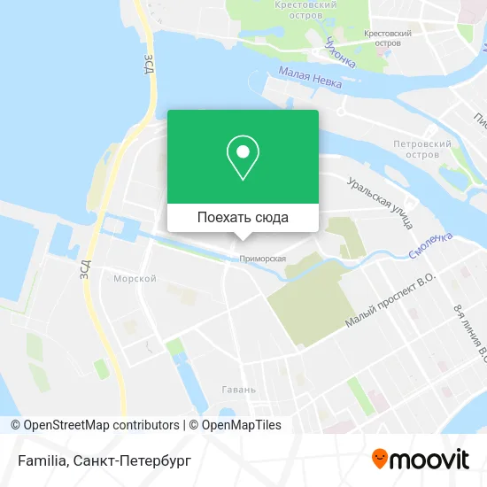 Карта Familia