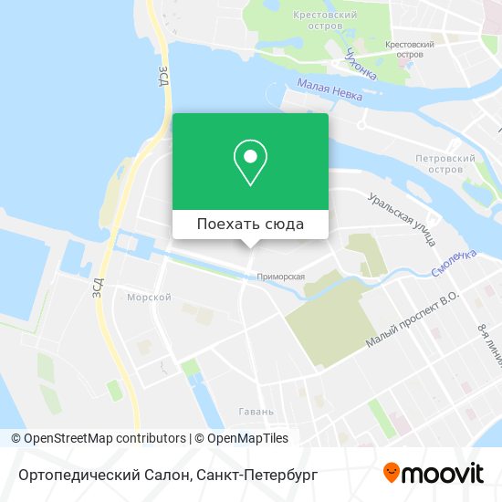 Карта Ортопедический Салон