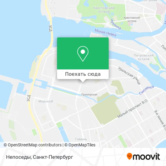 Карта Непоседы