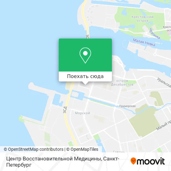 Карта Центр Восстановительной Медицины