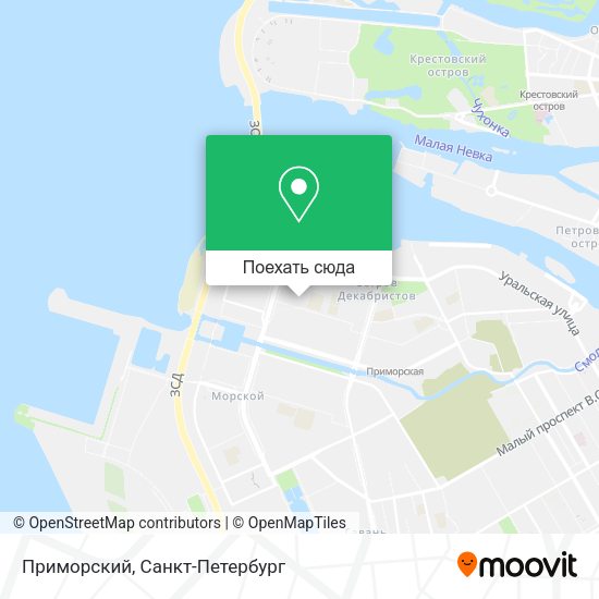 Карта Приморский