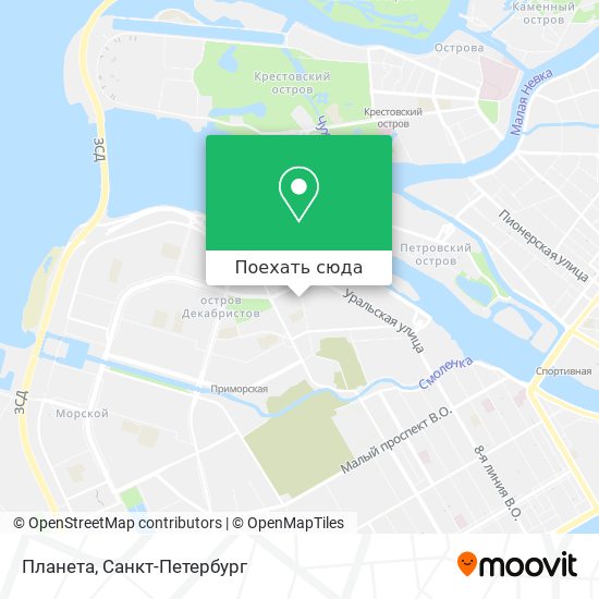 Карта Планета