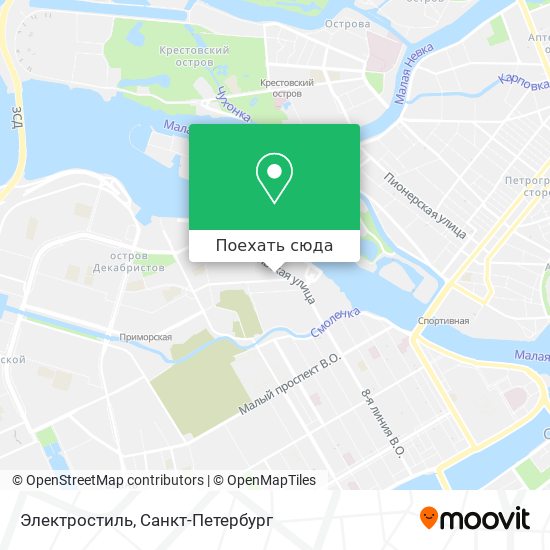 Карта Электростиль