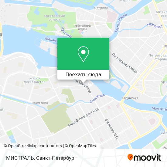 Карта МИСТРАЛЬ