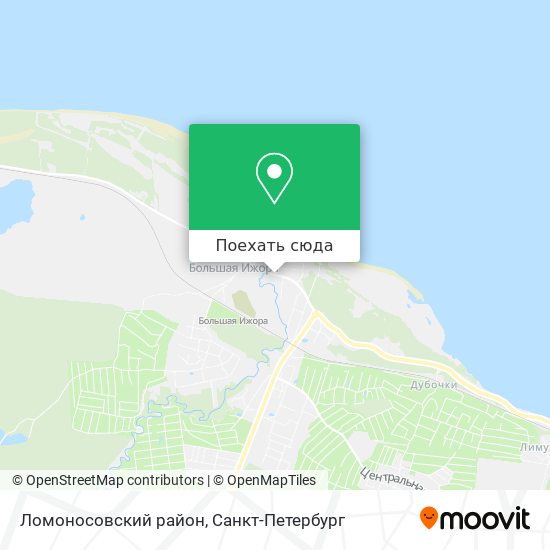 Карта Ломоносовский район
