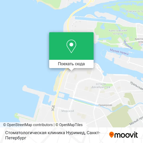 Карта Стоматологическая клиника Нуримед