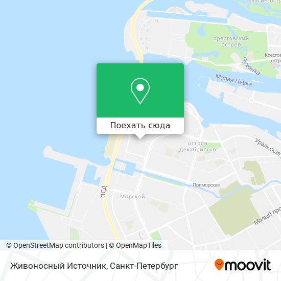 Карта Живоносный Источник