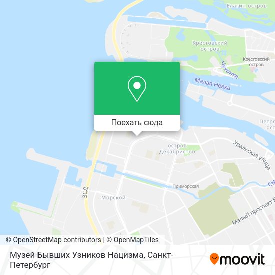 Карта Музей Бывших Узников Нацизма