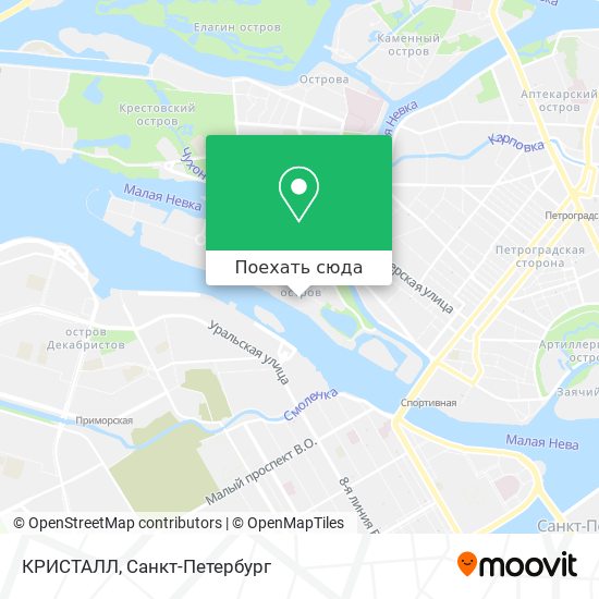 Карта КРИСТАЛЛ