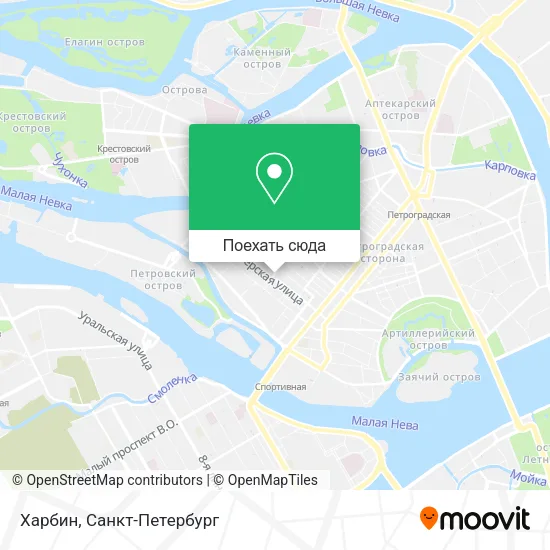 Карта Харбин