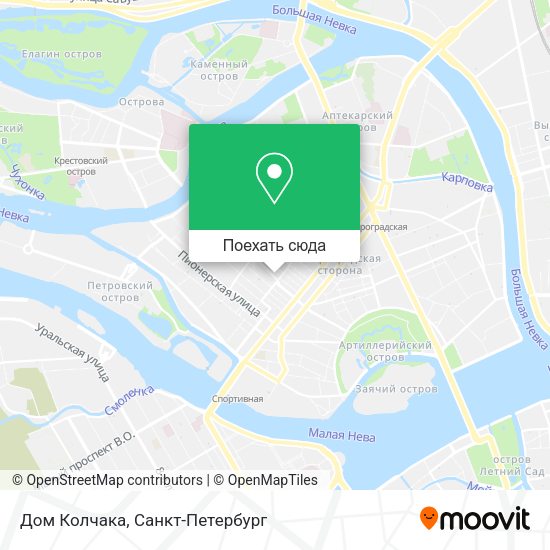 Карта Дом Колчака