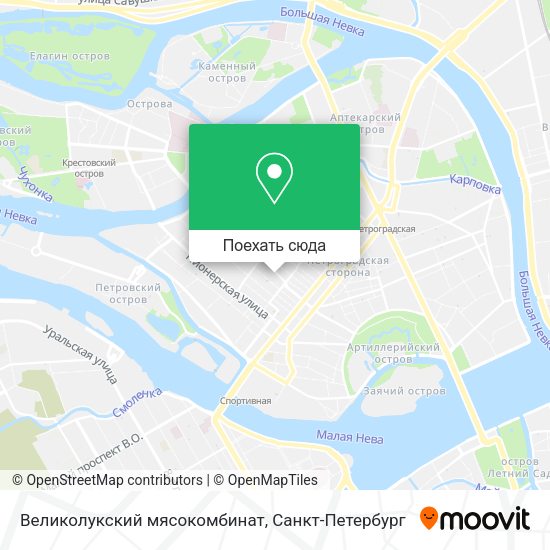 Карта Великолукский мясокомбинат