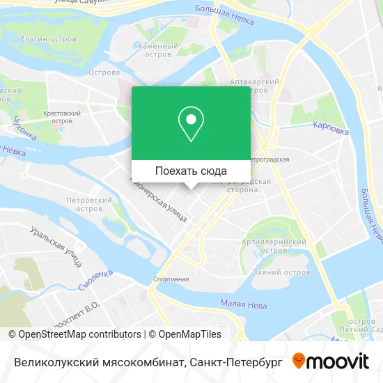 Карта Великолукский мясокомбинат