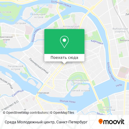 Карта Среда Молодежный центр