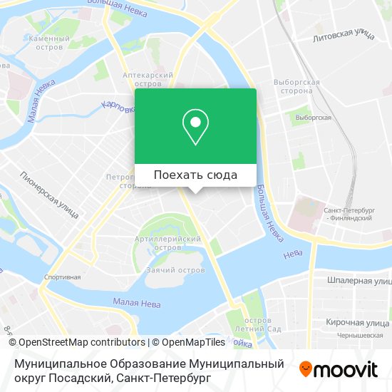 Карта Муниципальное Образование Муниципальный округ Посадский