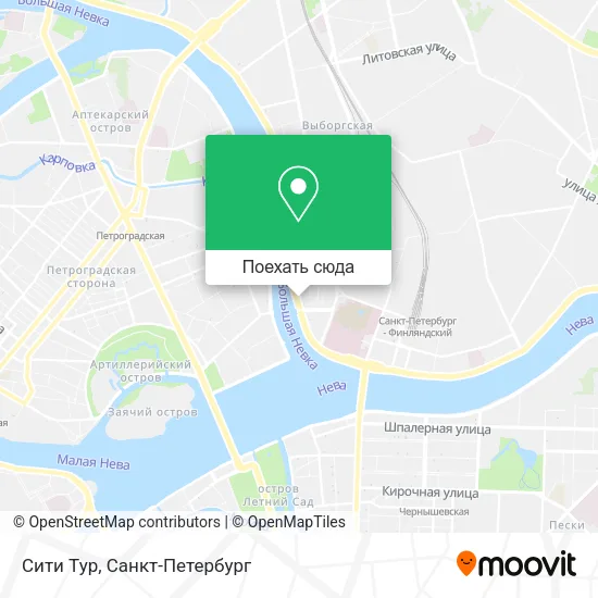 Карта Сити Тур