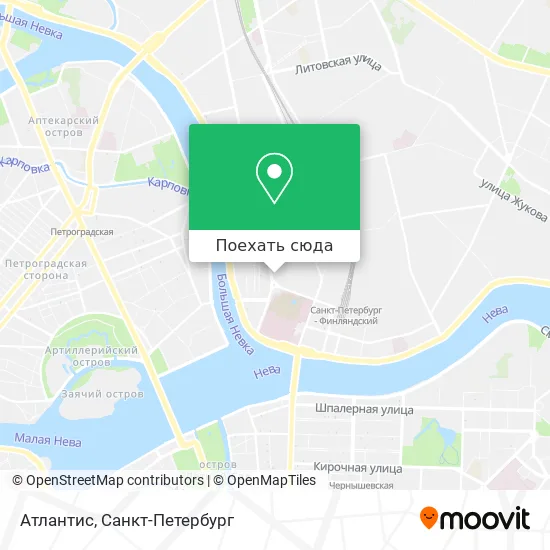 Карта Атлантис