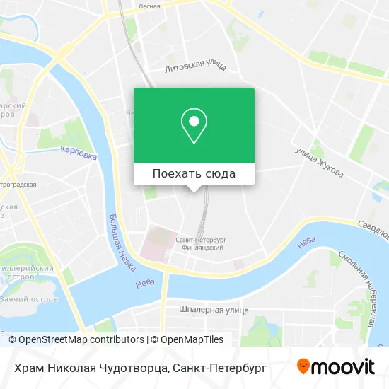 Карта Храм Николая Чудотворца