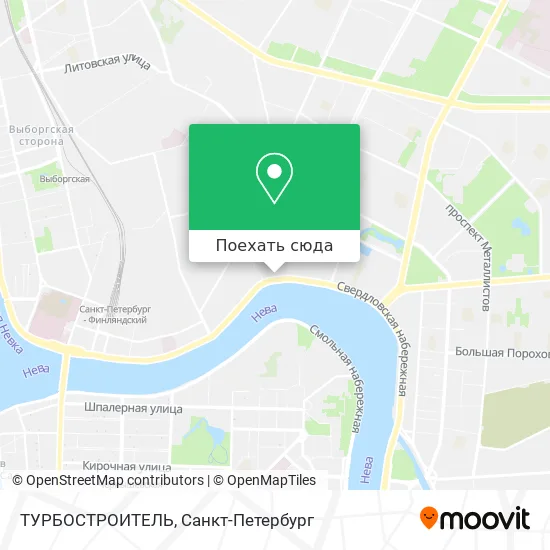 Карта ТУРБОСТРОИТЕЛЬ
