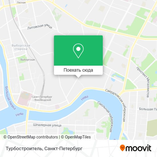 Карта Турбостроитель