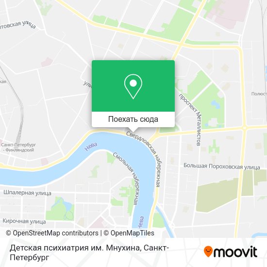 Карта Детская психиатрия им. Мнухина