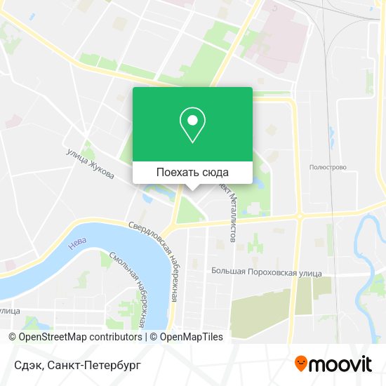 Карта Сдэк